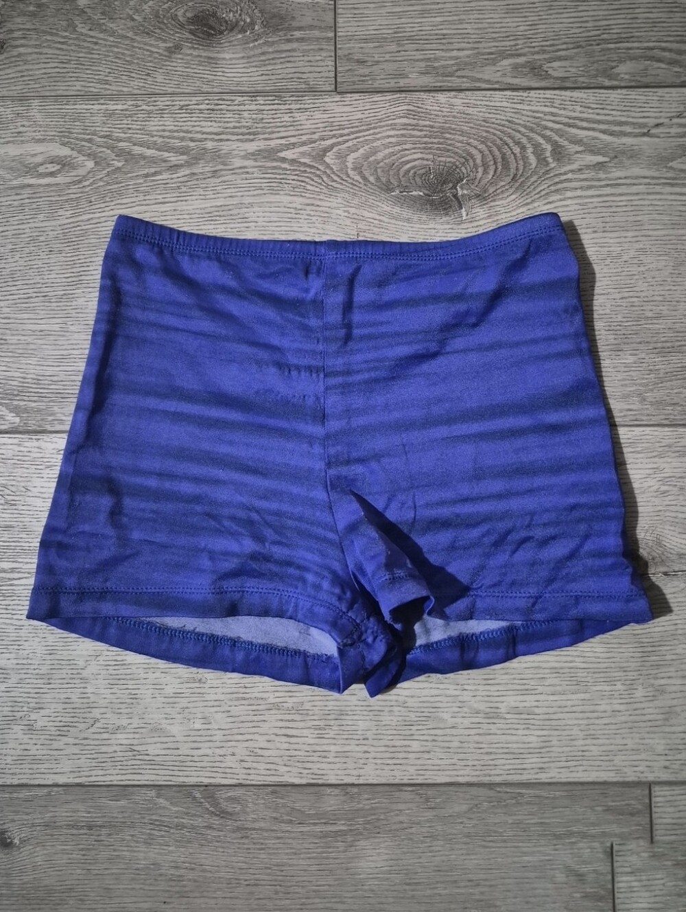Beach Native Women's Stretch High-Waist Blue Swim Shorts